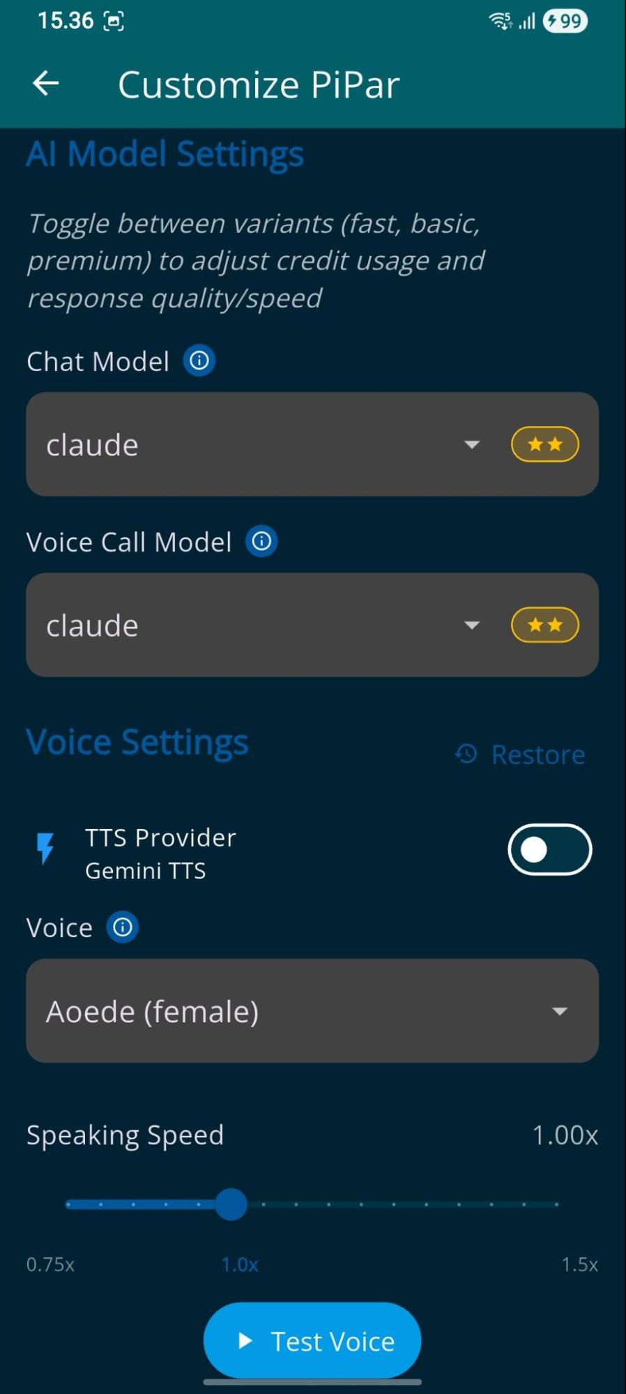 PiPar app screenshot