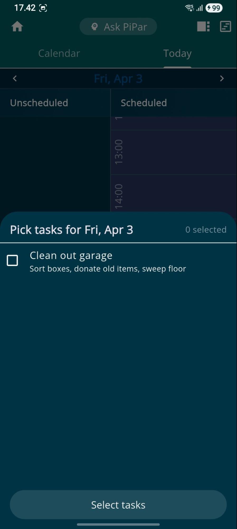 PiPar app screenshot