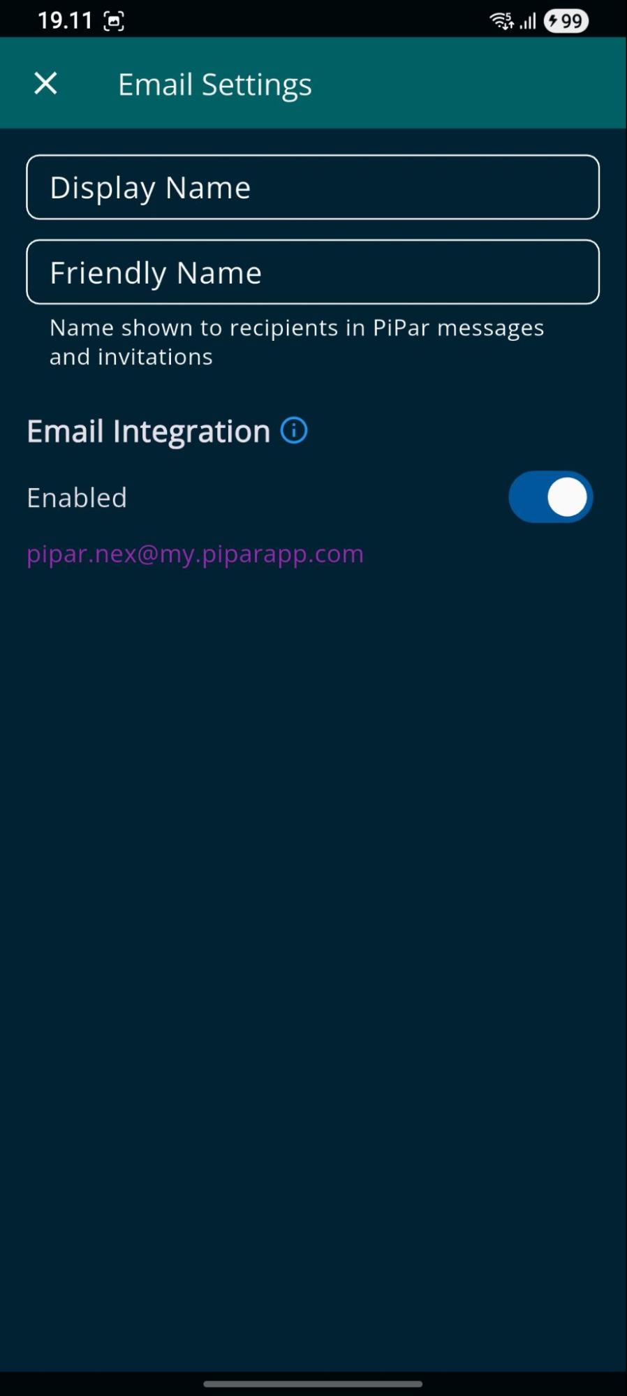 PiPar app screenshot