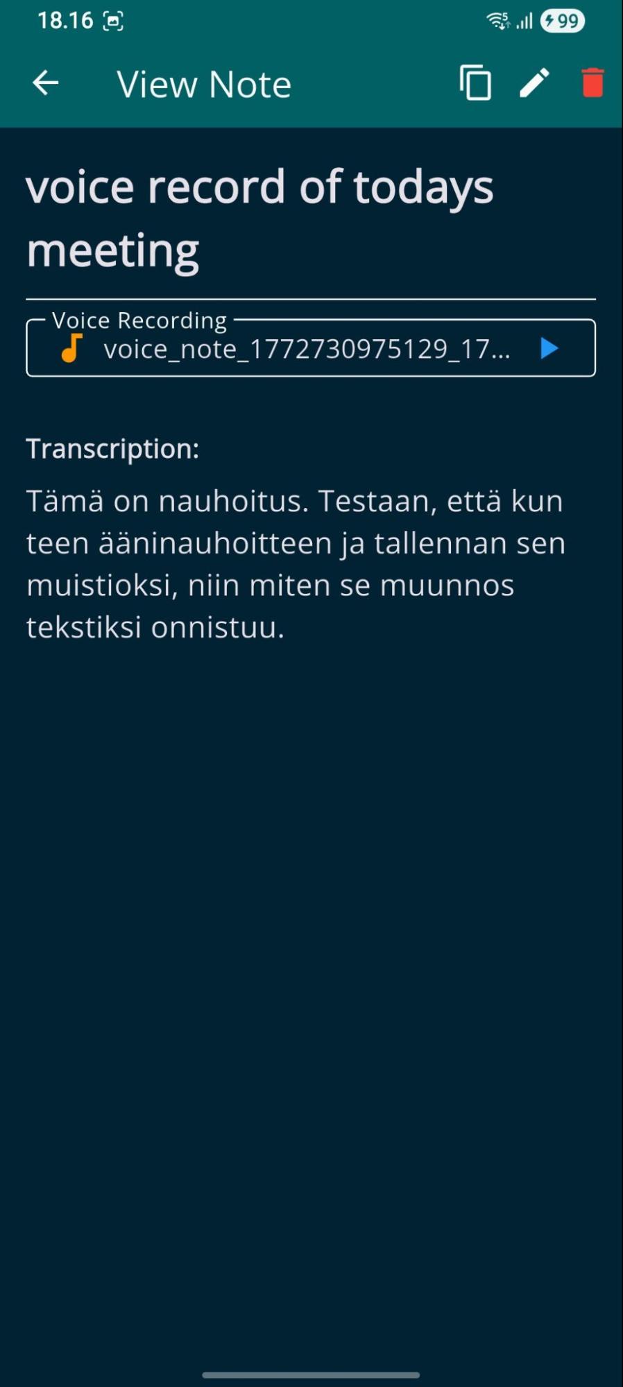 PiPar app screenshot