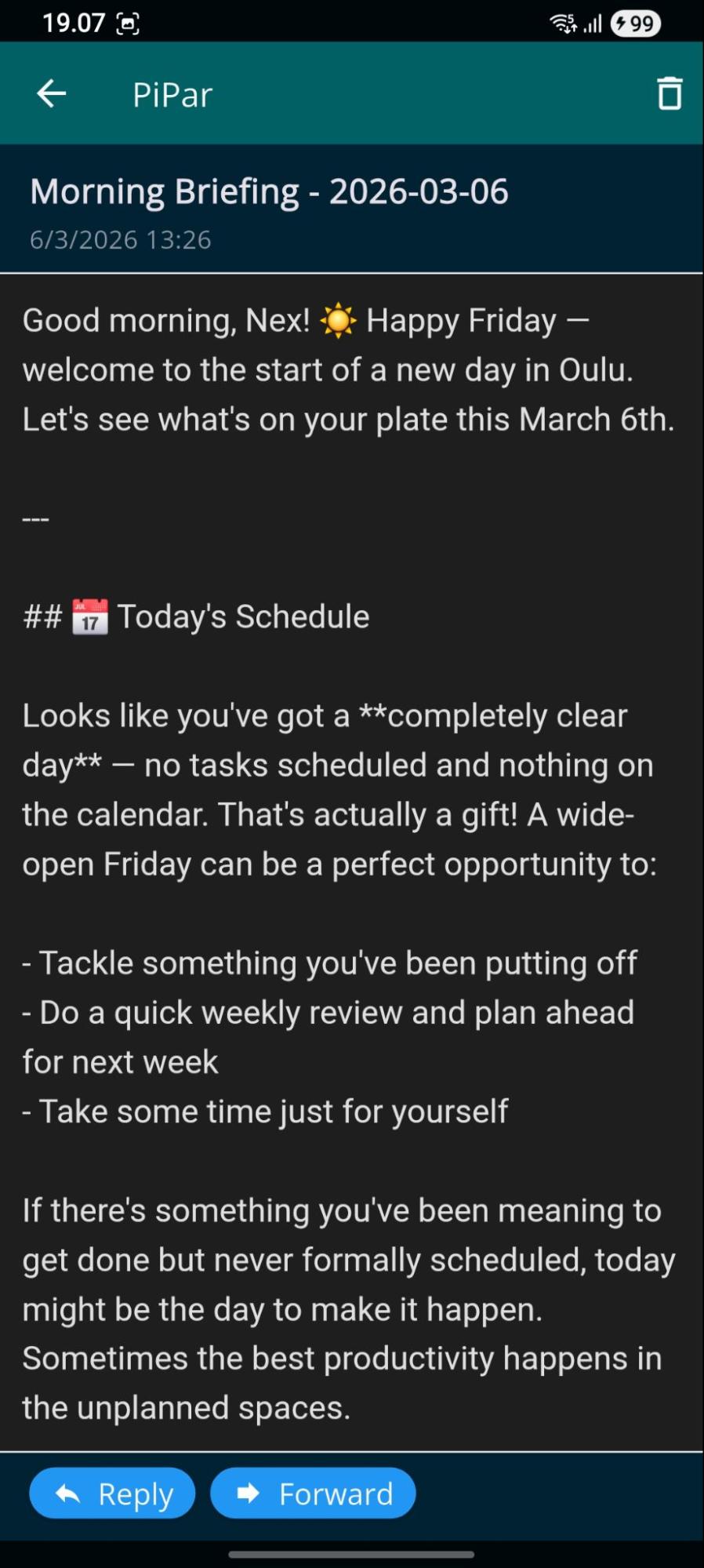 PiPar app screenshot