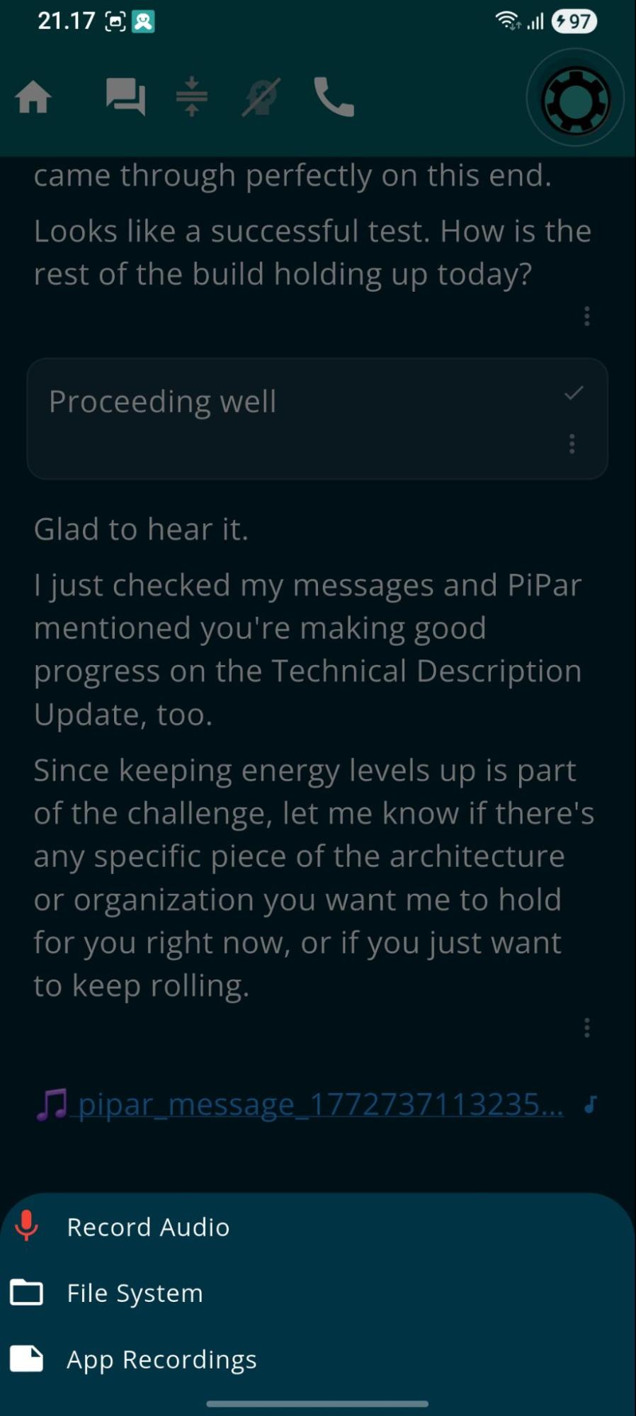 PiPar app screenshot