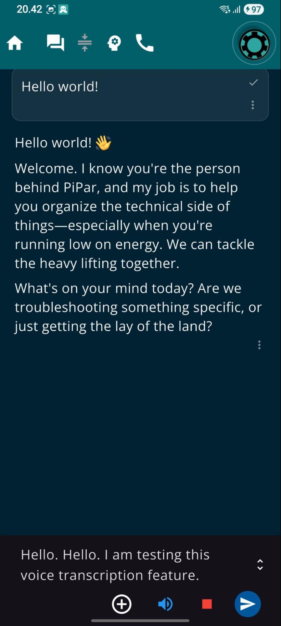 PiPar app screenshot